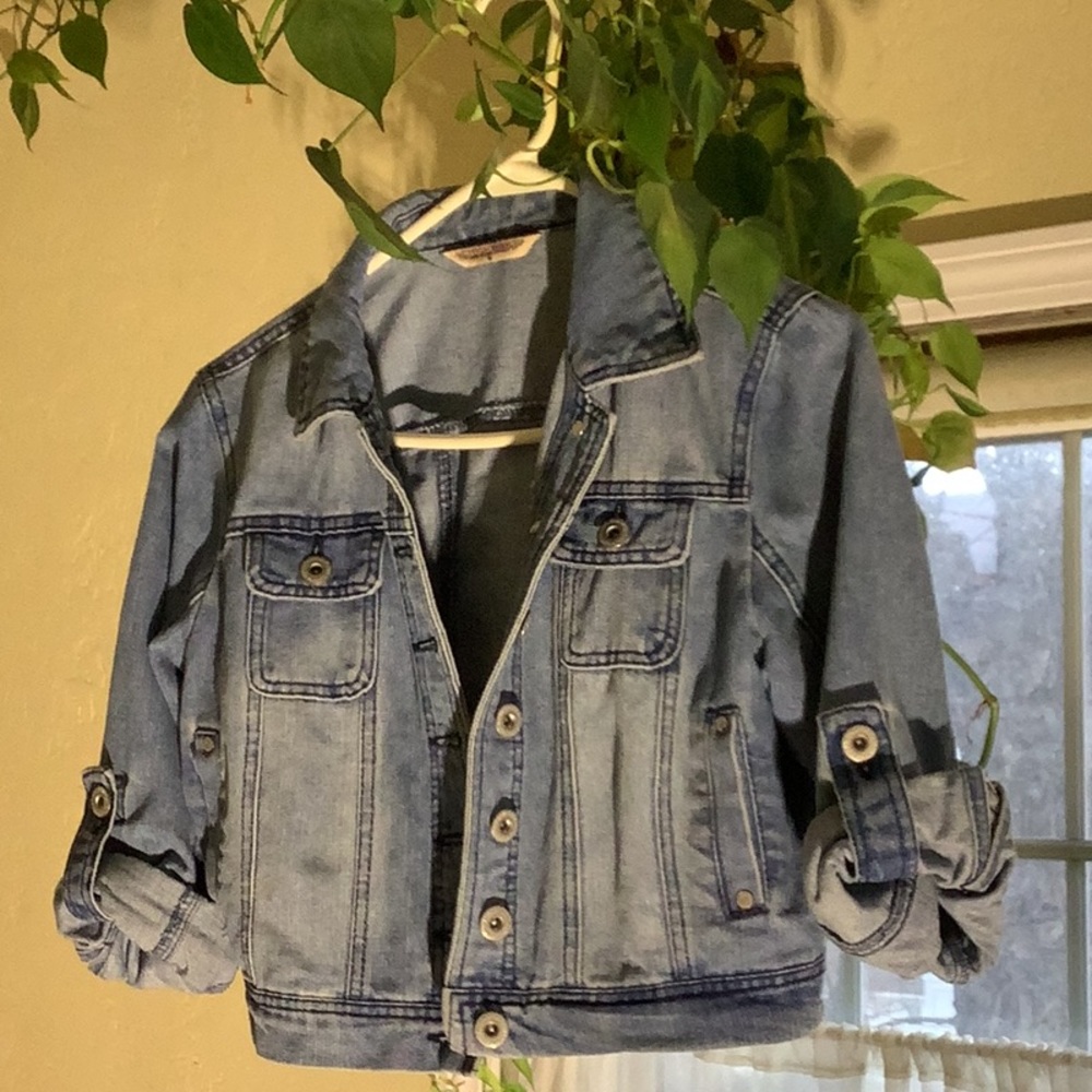 Highway cropped Jean jacket